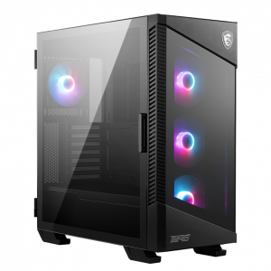 Корпус ПК без блока питания / MSI 306-7G18R27-HH9 / Корпус ПК без блока питания/ Case MSI MPG VELOX 100R, Midi-Tower, TG, 4x120mm ARGB, 2xUSB 3.2, 1xUSB 3.2 Type-C, ATX, mATX, mITX Black