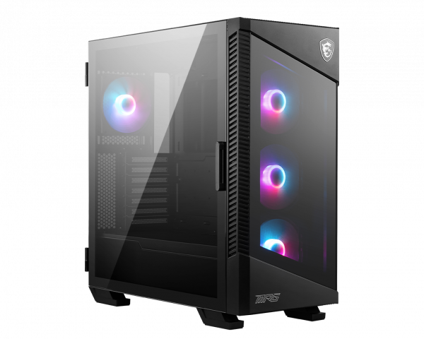 Корпус ПК без блока питания / MSI 306-7G18R27-HH9 / Корпус ПК без блока питания/ Case MSI MPG VELOX 100R, Midi-Tower, TG, 4x120mm ARGB, 2xUSB 3.2, 1xUSB 3.2 Type-C, ATX, mATX, mITX Black