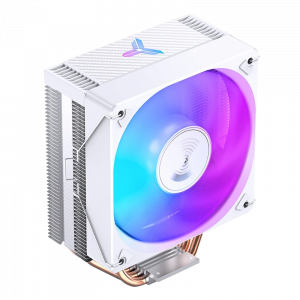 Кулер для процессора / JONSBO CR-1000E White / Кулер для процессора/ CPU Cooler JONSBO CR-1000E (210W, 4-pin PWM, 154mm, Al/Cu, 4x6mm, FRGB, 1x120mm, 59.48CFM, 32.0dBA, 1500RPM, S 1700/1200/115X, White)