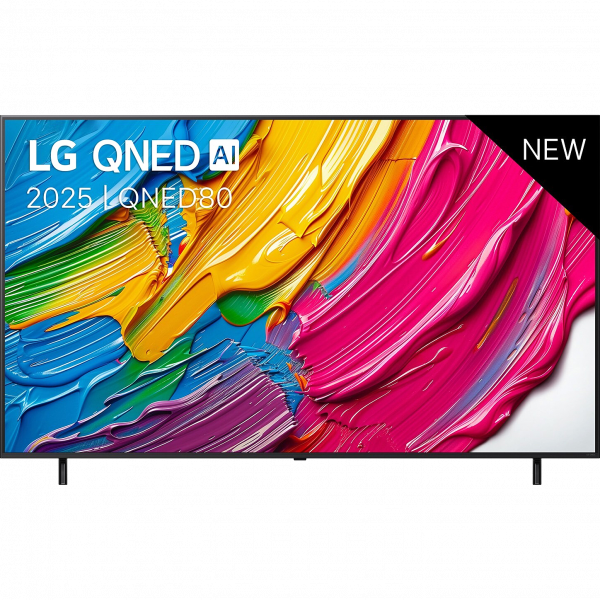 Телевизор ЖК 65`` LG / LG 65QNED80A6A.ARUG / Телевизор ЖК 65`` LG/ 65", Ultra HD, Dynamic QNED Color, Local Dimming, Smart TV, WebOS, Wi-Fi, DVB-T2/C/S2, MR, 60Hz Native, 2.0ch (20W), 2 HDMI, 2 USB, 2 Pole, Charcoal Black, 2025