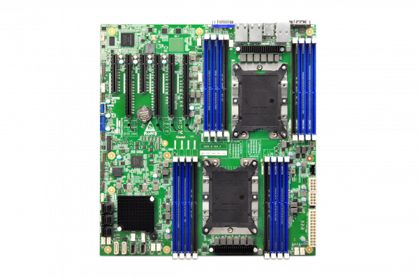Серверная материнская плата / Gooxi G2DE-B / Серверная материнская плата/ Gooxi G2DE-B EATX dual socket motherboard; 304.8mm(L)330.2mm(W) -support Intel XEON 1st and 2nd gen processor; TDP 205W; 16DDR4 ECC RDIMM/LRDIMM slots; 6PCIe 3.0 slots( support 2PCIe 3.0x8, 4PCIe 3.0x16)