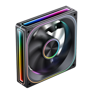 Кулер для корпуса / JONSBO ZA-120BR / Кулер для корпуса/ Case Cooler JONSBO ZA-120BR Reverse (120x120x28mm, 4-pin PWM, ARGB, 62.4CFM, 37.3dBA, 2400RPM, Black)