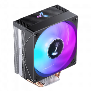 Кулер для процессора / JONSBO CR-1000E Black / Кулер для процессора/ CPU Cooler JONSBO CR-1000E (210W, 4-pin PWM, 154mm, Al/Cu, 4x6mm, FRGB, 1x120mm, 59.48CFM, 32.0dBA, 1500RPM, S 1700/1200/115X, Black)