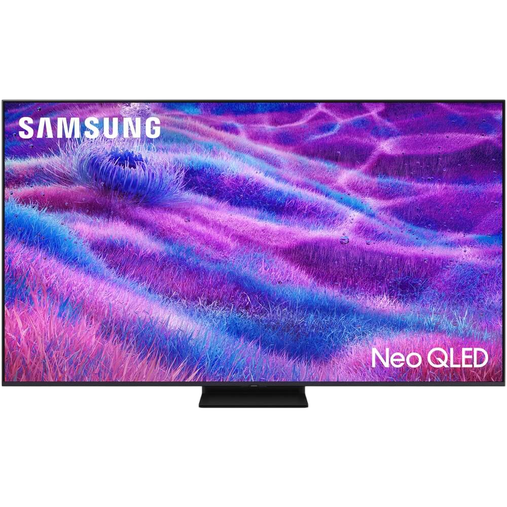 Телевизор ЖК 65`` Samsung / Телевизор Samsung QE65QN80FAUXRU / Телевизор ЖК 65`` Samsung/ 65", NeoQLED, Ultra HD, Direct Full Array Local Dimming, Tizen Smart TV, 120 Hz (Up to 144Hz), HDR10+, Wi-Fi, Voice, DVB-T2/C/S2, Bluetooth, CI+(1.4), FreeSync Premium PRO, 2.2Ch 30W, OTS Lite, 4HDMI, 2USB, Titan Black, 1 Pole stand, 2025