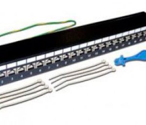 Патч-панель Lanmaster LAN-PPL24S6A 19" 1U 24xRJ45 кат.6A STP