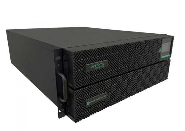 Источник бесперебойного питания / SYSTEME ELECTRIC SRTSE8KRTXLIG2 / Systeme Electric Smart-Save Online SRTSE 2 поколения 8000 ВА/Вт, 4U,5 C13+3 C19,USB,RS-232,RS485,COM,сухие контакт,прлл