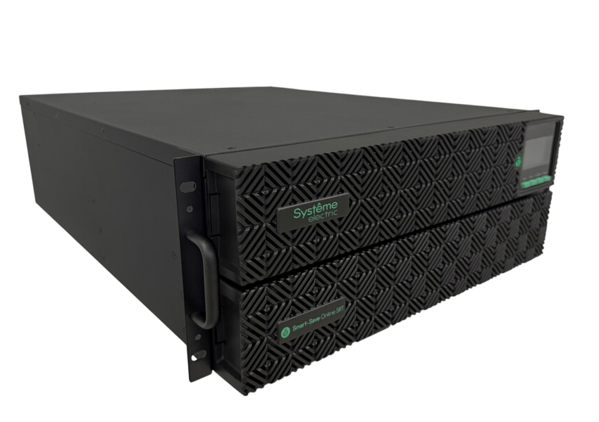 Источник бесперебойного питания / SYSTEME ELECTRIC SRTSE8KRTXLIG2 / Systeme Electric Smart-Save Online SRTSE 2 поколения 8000 ВА/Вт, 4U,5 C13+3 C19,USB,RS-232,RS485,COM,сухие контакт,прлл