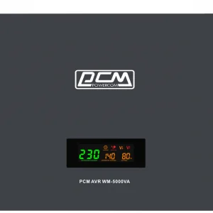 Стабилизатор напряжения Powercom WM-5000VA 4000Вт 5000ВА графитовый