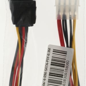 Кабель Premier 6-096-SATA-PSY Molex 8981 SATA SATA 0.3м (6-096-SATA-PSY-0.3M) (пакет)