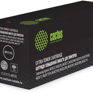 - / Cactus CS-D111L-MPSXL / -/ Картридж лазерный Cactus CS-D111L-MPSXL MLT-D111L черный (5000стр.) для Samsung Xpress M2022/M2020/M2021/M2020W/M2070/M2070FW/M2071/M2071FH/M2021W/M2022W/M2070F/M2070W/M2071F