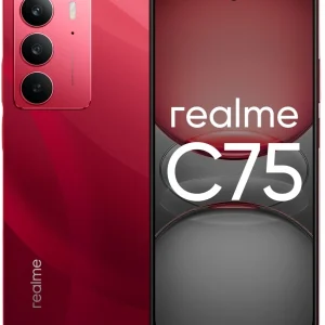 Смартфон Realme RMX3941 C75 256Gb 8Gb красный моноблок 3G 4G 2Sim 6.72" 1080x2400 Android 14 50Mpix 802.11 a/b/g/n/ac NFC GPS GSM900/1800 GSM1900 TouchSc microSD