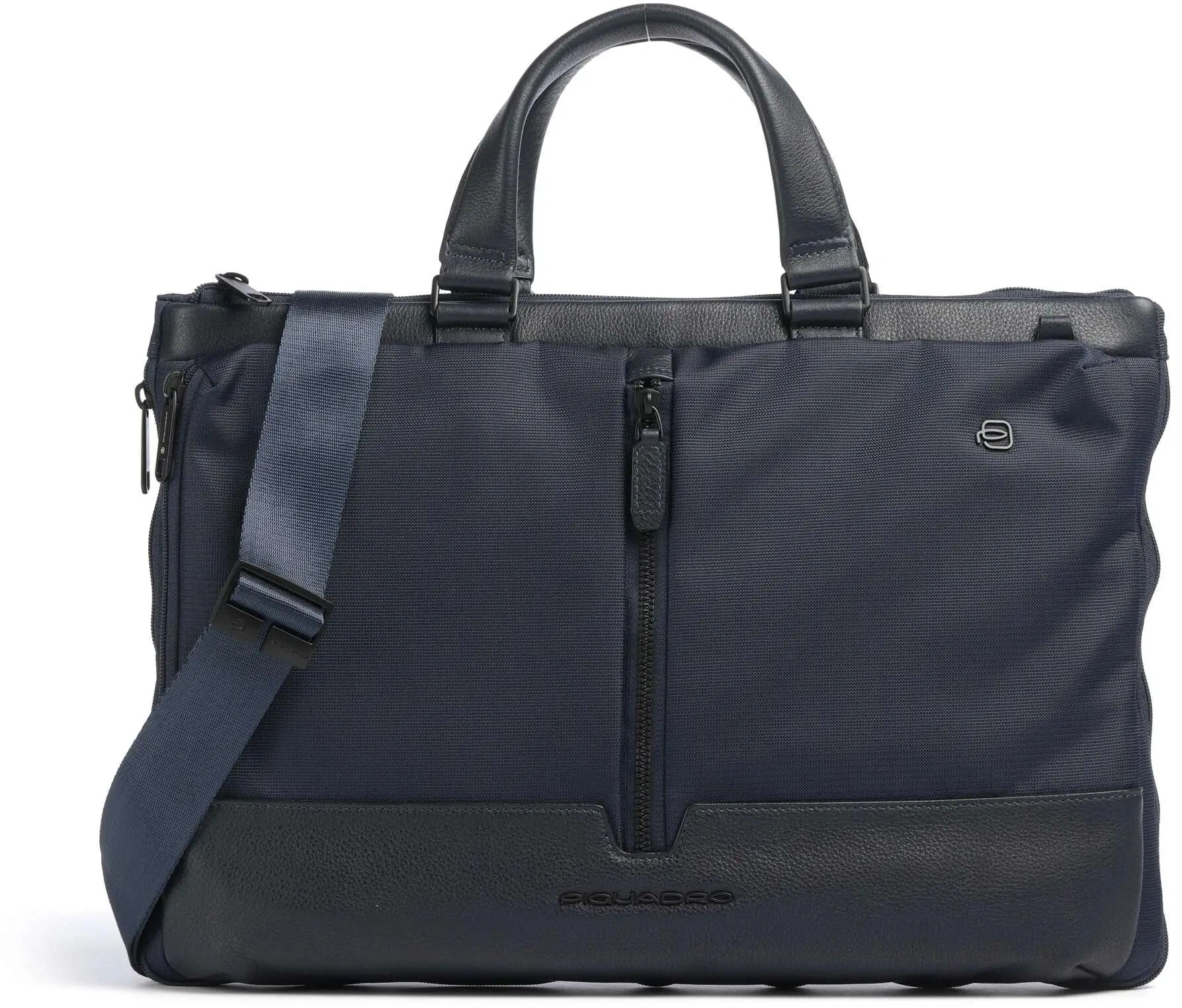 Деловая сумка мужская Piquadro Marcel CA4021W138/BLU с отделением для ноутбука 15.6" синяя натур.кожа/нейлон