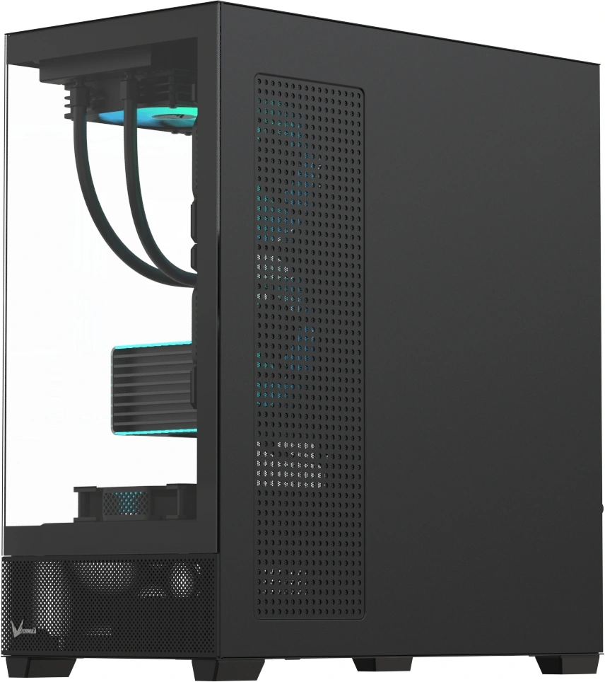 Корпус Formula Crystal Z2 черный без БП E-ATX 10x120mm 3x140mm 2xUSB2.0 1xUSB3.0 1xUSB3.1 audio bott PSU