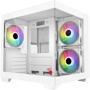 Корпус Bloody CC-121 белый без БП mATX 7x120mm 1xUSB2.0 1xUSB3.0 audio