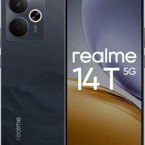 Смартфон Realme RMX5078 14T 5G 128Gb 8Gb черный моноблок 3G 4G 2Sim 6.67" 1080x2400 Android 15 50Mpix 802.11 a/b/g/n/ac NFC GPS GSM900/1800 GSM1900 Protect