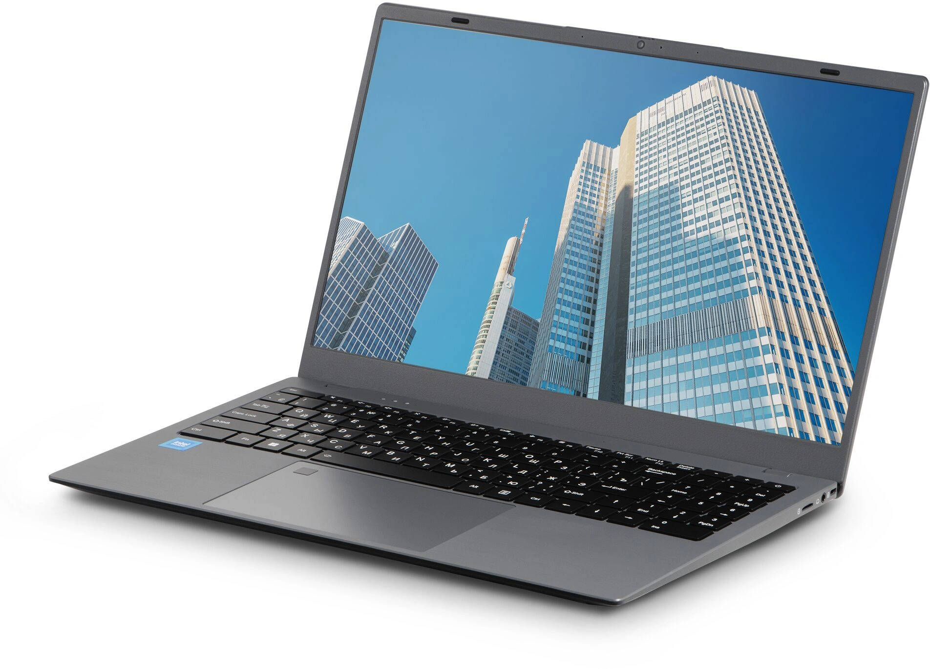 Ноутбук Azerty Novel AZ-1514 Celeron N5095 16Gb SSD128Gb Intel UHD Graphics 15.6" IPS FHD (1920x1080) Windows 11 Pro dk.grey WiFi BT Cam 5100mAh (120-0710)