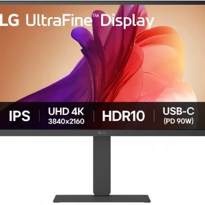 Монитор LG 27" UltraFine 27U730A-B черный IPS LED 5ms 16:9 HDMI M/M матовая HAS 1000:1 300cd 178гр/178гр 3840x2160 60Hz DP 4K USB 7.7кг