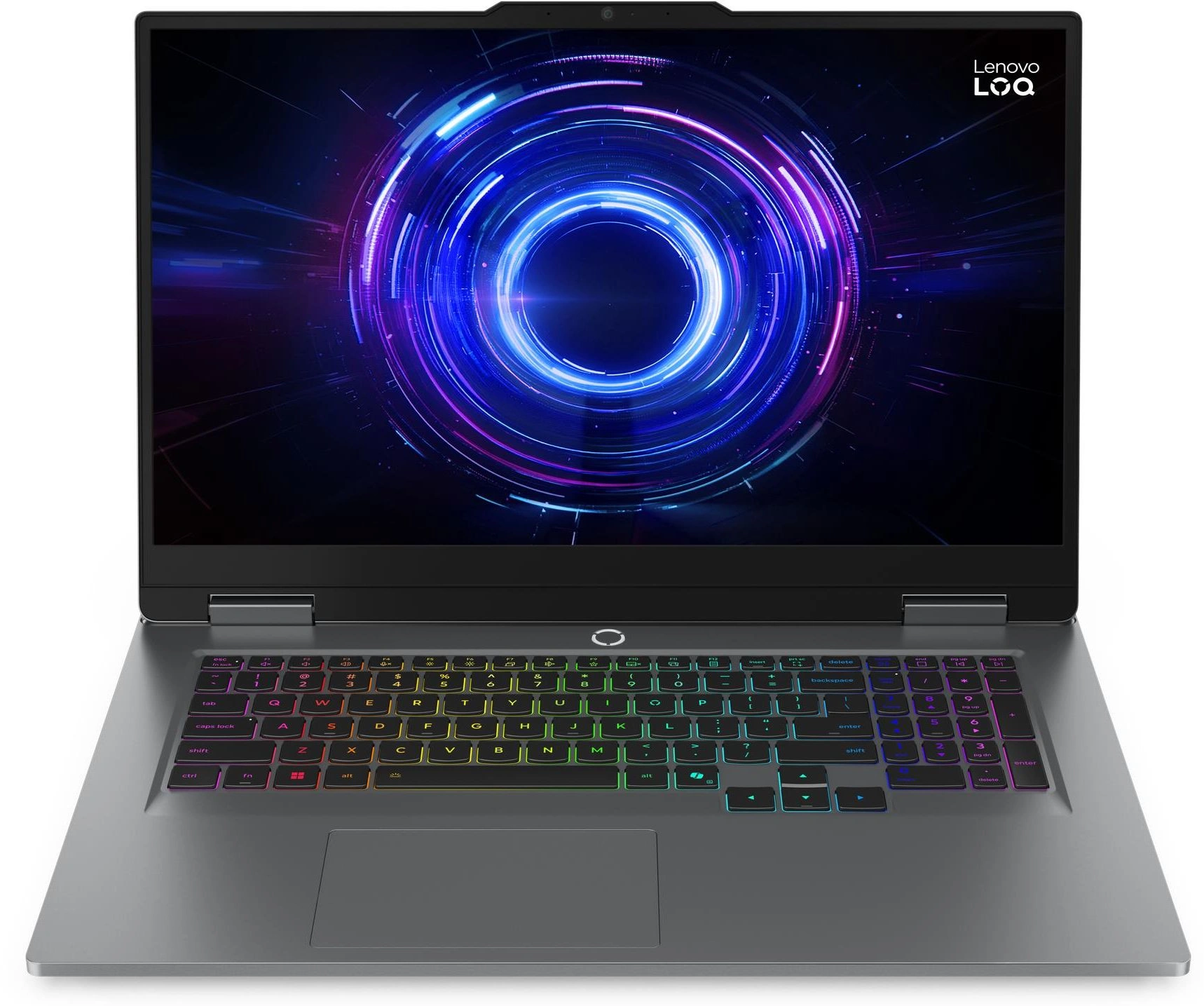 Ноутбук Lenovo LOQ 17IRX10 Core i7 14700HX 24Gb SSD512Gb NVIDIA GeForce RTX 5060 8Gb 17.3" IPS FHD (1920x1080) без ОС grey WiFi BT Cam (83JH003FPS)