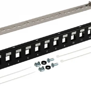 Патч-панель наборная Lanmaster LAN-PPN16OK-UTP 19" 1U 16x UTP