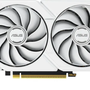 Видеокарта Asus PCI-E 5.0 DUAL-RX9060XT-16G-WHITE AMD Radeon RX 9060XT 16Gb 128bit GDDR6 2550/20000 HDMIx1 DPx2 HDCP Ret