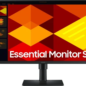 Монитор Samsung 27" Essential S4 S27D400GAUXEN черный IPS LED 5ms 16:9 HDMI матовая HAS Piv 250cd 178гр/178гр 1920x1080 100Hz DP FHD USB 4кг