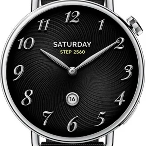 Смарт-часы Xiaomi Watch S4 41мм 1.43" AMOLED корп.черный рем.черный (BHR07VRGL)