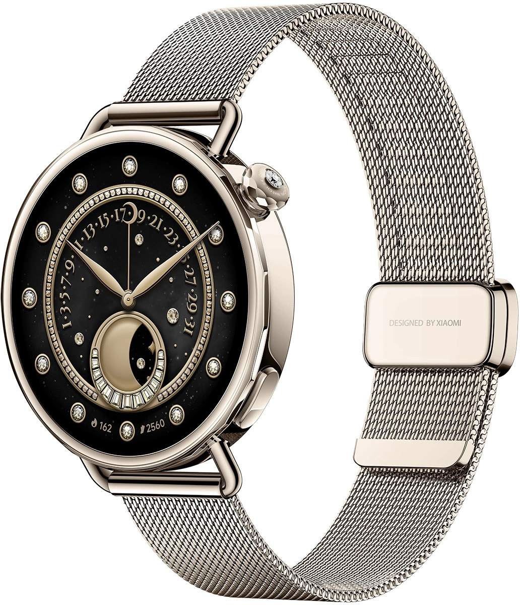 Смарт-часы Xiaomi Watch S4 41мм 1.43" AMOLED корп.золотистый рем.золотистый (BHR07VWGL)