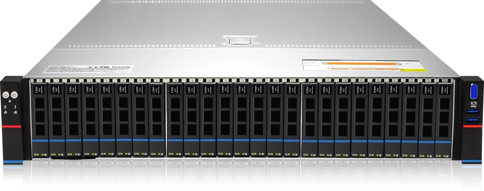 Сервер IRU Rock g2225p 2x4314 2x32Gb 9361-8I AST2500 2xGigEth 2x1300W w/o OS (2135451)