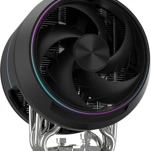 Устройство охлаждения(кулер) Zalman ZET5 ARGB Soc-AM5/AM4/1200/1700/1851 черный 4-pin 16-30.4dB Al+Cu 200W 970gr Ret (ZET5 BLACK)