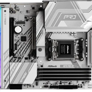 Материнская плата Asrock X870 PRO RS Socket AM5 AMD X870 4xDDR5 ATX AC`97 8ch(7.1) 2.5Gg RAID+HDMI