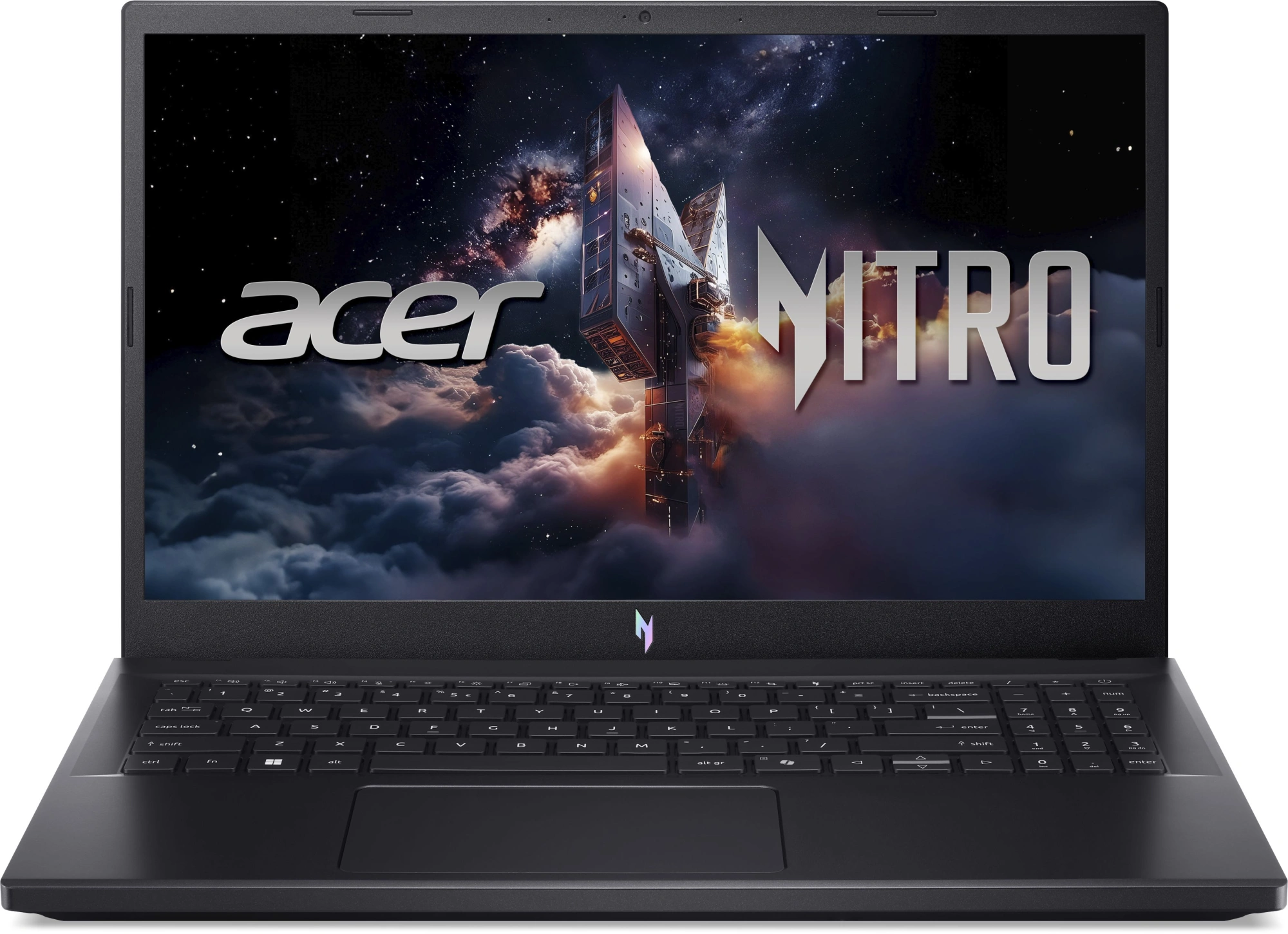 Ноутбук Acer Nitro V 15 ANV15-52-50H9 Core i5 13420H 16Gb SSD512Gb NVIDIA GeForce RTX4050 6Gb 15.6" IPS FHD (1920x1080) без ОС black WiFi BT Cam (NH.QV2CD.003)