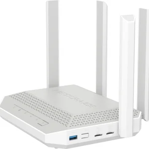 Роутер беспроводной Keenetic Netcraze Hopper 4G+ (NC-2312) AX3000 10/100/1000BASE-TX/4G cat.6 белый