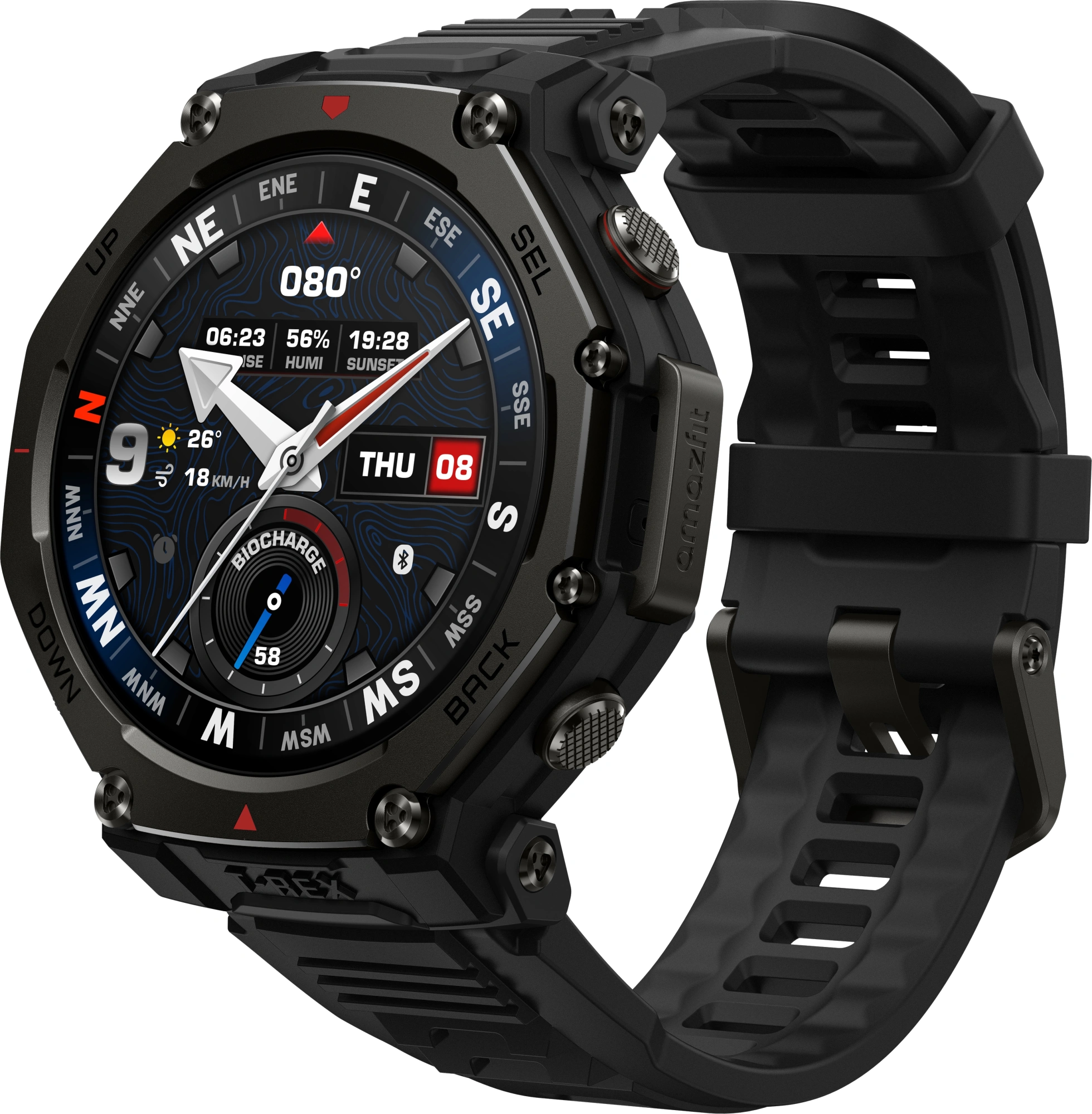 Смарт-часы Amazfit T-rex 3 Pro A2444 1.91" TFT корп.черный (1747201)