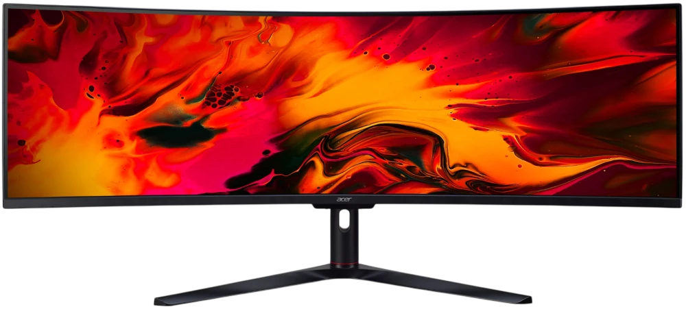 Монитор / Acer UM.SE1CD.S02 / Монитор/ Acer EI491CURSbmiipphx 49``, ZeroFrame, Curved 1800R, Black, 329, VA, 5120x1440, 4ms, 350, HDR 400cd, 120Hz, 2xHDMI(2.0), 2xDP(1.4), Speakers 3Wx2, FreeSync Premium, HDR 400, h. adj 95, Vesa75x75