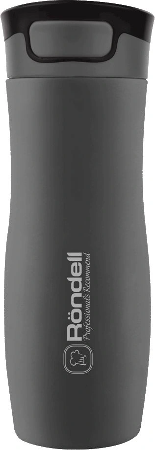 Термокружка для напитков Rondell Inspire RDS-497 0.4л. серый картонная коробка