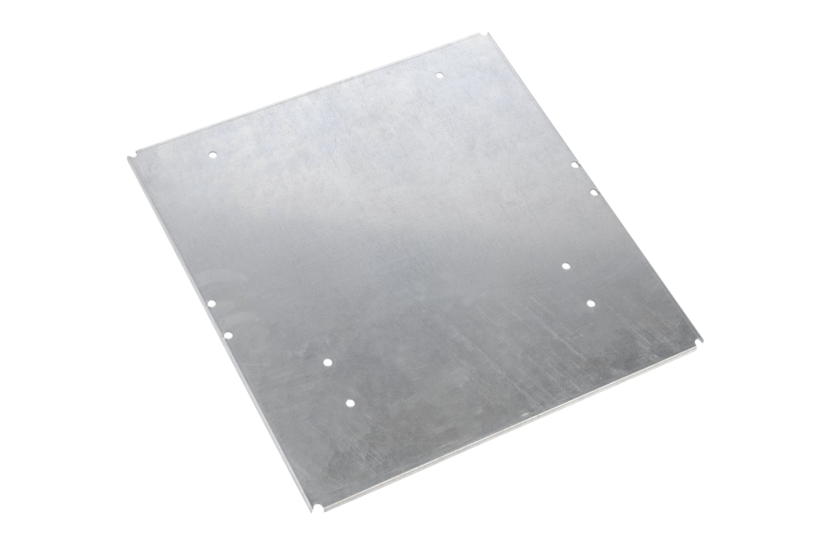 Панель монтажная оцинкованная высотой 6U / ЦМО ПМ-19-6 / Панель монтажная оцинкованная высотой 6U