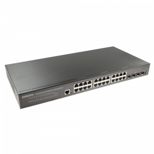 Коммутатор / OSNOVO SW-24G4X-L2 / Коммутатор/ OSNOVO Управляемый L2+ коммутатор Gigabit Ethernet на 28 портов. Порты 24 x GE (10/100/1000Base-T) + 4 x 1G/10G SFP+ Uplink. Консольный порт, Уровень управления L2+. Поддержка Jumbo Frame 12K, IGMP Snooping, DHCP-сервер, статическая маршрутизация. Встроенная грозозащита 6kV на порт. Питание AC100-240V (30W). Встроенный БП. Монтаж в 19 - дюймовую стойку, крепление в комплекте. Размеры (ШхВхГ) 440x44x200мм. Рабочая температура 0…+40°С.