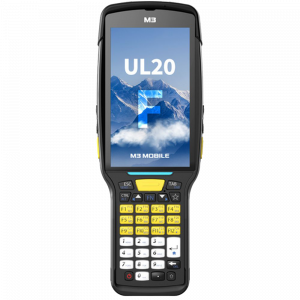Терминал сбора данных / M3MOBILE CO., LTD. U20F0C-QICFRS-HF / Терминал сбора данных/ Android 10, GMS, FHD, 802.11 a/b/g/n/ac, SE5800 ER Imager Scanner, Rear Camera, BT, NFC(HF), 4G/64G, 28 Numeric Keypad, Standard Battery for low temperature is included and Bullet Proof Film, Hand Strap are attached. Requires Cradle and Power Supply for charging. (sold separately)
