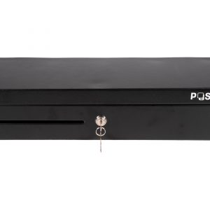 Денежный ящик POScenter 460KL 460x170x100, распайка "Epson/АТОЛ", с датчиком обратной связи, черный