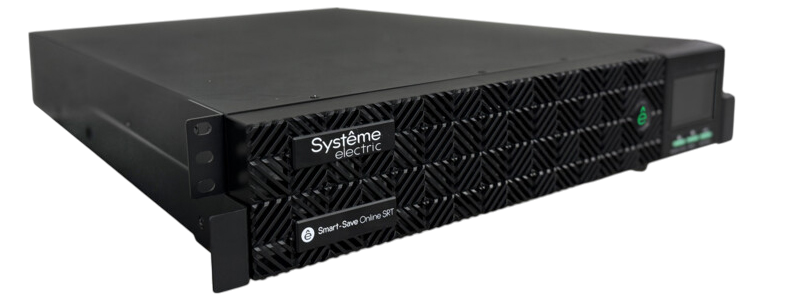 Источник бесперебойного питания / SYSTEME ELECTRIC SRTSE1000RTXLIG2-NC / Systeme Electric Smart-Save Online SRTSE, 2 поколения 1000 ВА/Вт, 2U, 8 C13+1 Schuko, USB, RS-232, сухиеконтакты, SNMP-карта