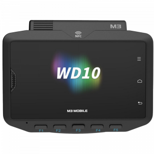 Терминал сбора данных / M3MOBILE CO., LTD. WD1X4C-T0CWSS-HF / Терминал сбора данных/ Android 13, LTE, GPS, 802.11 a/b/g/n/ac, 4" WVGA, 13MP CAM, BT 5.0, NFC(HF), 4G/64G, 3,350mAh Battery is included and Screen Protector, Hand Strap are attached.