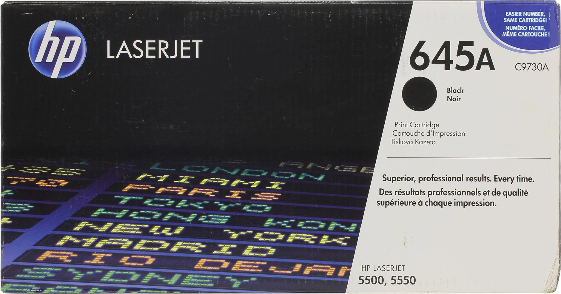 Картридж лазерный HP 645A C9730AC черный (13000стр.) для HP 5500/5550/5550dn/5550dtn/5550hdn/5550n (техн.упак)