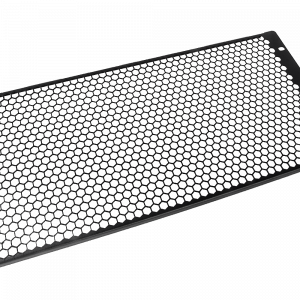 Фальшпанель в шкаф 19" 5U перфорированная, цвет черный / ЦМО ФП-5.4-9005 / Фальшпанель в шкаф 19" 5U перфорированная, цвет черный