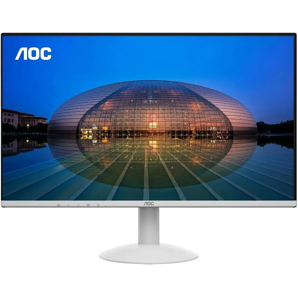 Монитор AOC 24B30H3/BW 23.8``, 1920x1080, IPS, 120hz, 20M1, 300cd, 4ms, VGA, HDMI 1.4, VESA, 3Y, White / AOC 24B30H3/BW / AOC 24B30H3/BW 23.8``, 1920x1080, IPS, 120hz, 20M1, 300cd, 4ms, VGA, HDMI 1.4, VESA, 3Y, White