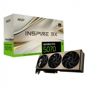 Видеокарта / MSI GeForce RTX 5070 12G INSPIRE 3X / Видеокарта/ GeForce RTX 5070 12G INSPIRE 3X