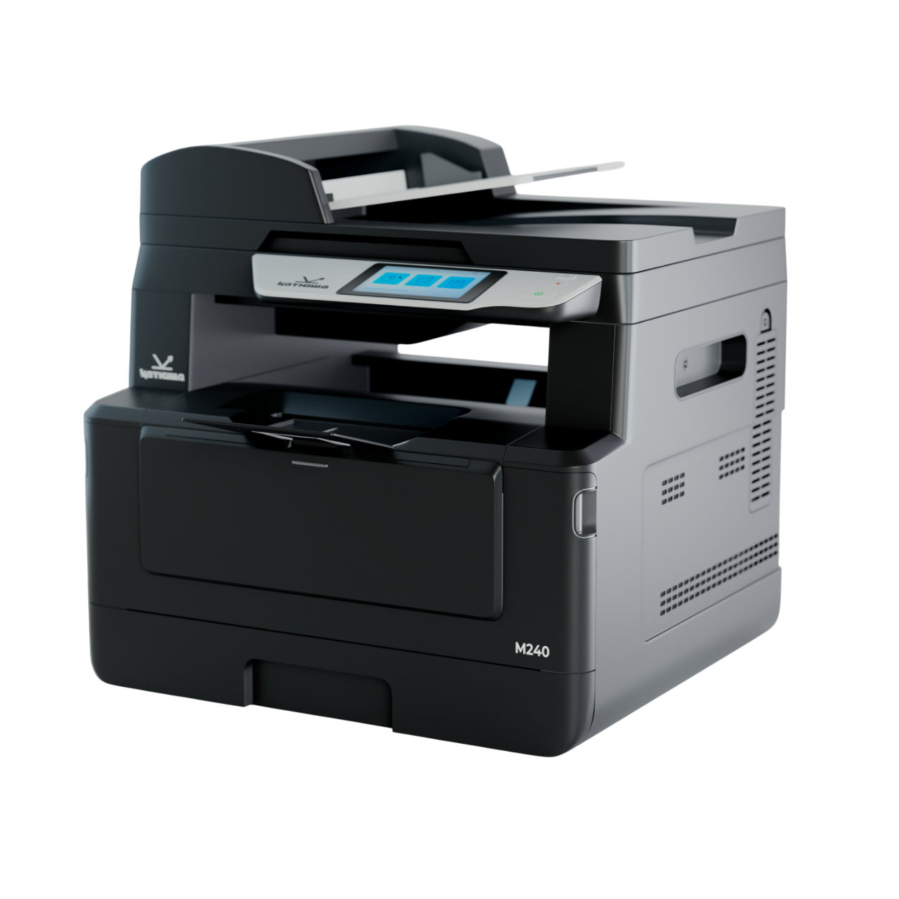 МФУ Катюша M240 принтер/копир/сканер/факс (опция), 40 стр/мин А4, ч/б, 1200 dpi. Скан цвет/чб, большой лоток для бумаги, 1000 Мб Ethernet, USB, USB-host, Wi-Fi (опция), Факс (опция) / Katusha IT M240T / МФУ Катюша M240 принтер/копир/сканер/факс (опция), 40 стр/мин А4, ч/б, 1200 dpi. Скан цвет/чб, большой лоток для бумаги, 1000 Мб Ethernet, USB, USB-host, Wi-Fi (опция), Факс (опция)
