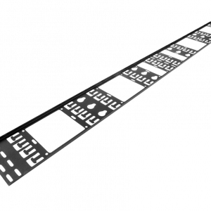 Вертикальный кабельный органайзер в шкаф, ширина 150 мм 36U, цвет черный / ЦМО ВКО-М-36.150-9005 / Вертикальный кабельный органайзер в шкаф, ширина 150 мм 36U, цвет черный