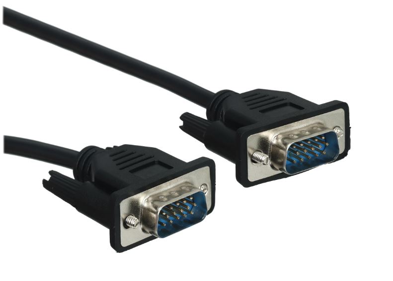 Кабель / GoPower 00-00032061 / Кабель/ Кабель GoPower VGA (m)-VGA (m) 1,8м ПВХ черный Premium Zip-Lock c подвесом (1/100)