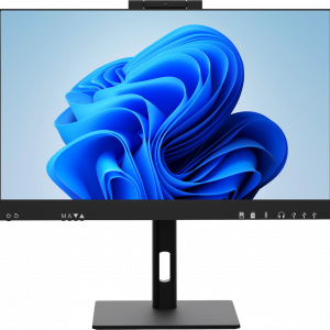 Моноблок / Hiper FW18-i5144R16N5B6FBI6EPBWMKWP / Моноблок/ HIPER W18  23.8"(1920x1080 (матовый) IPS)/Intel Core i5 14400(2.5Ghz)/16384Mb/512PCISSDGb/noDVD/BT/WiFi/war 1y/6.45kg/черный/Win11Pro + Cam 5.0 SD/Беспроводные МК/WiFi6