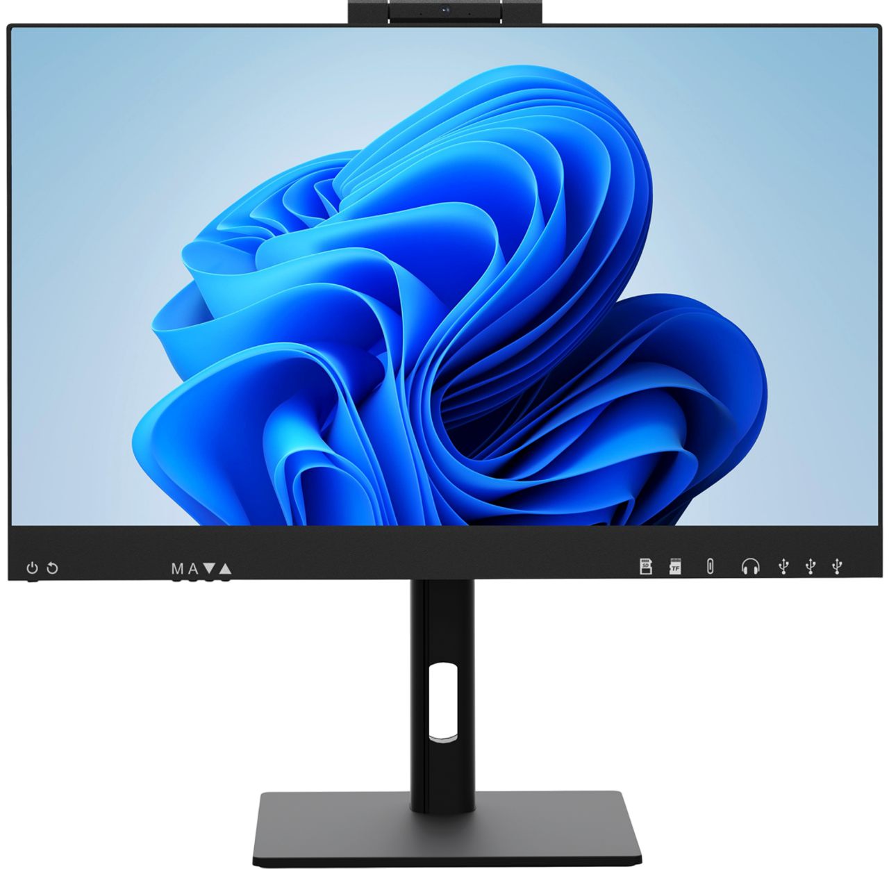 Моноблок / Hiper FW18-i5144R16N5B6FBI6EPBWMKWP / Моноблок/ HIPER W18 23.8"(1920x1080 (матовый) IPS)/Intel Core i5 14400(2.5Ghz)/16384Mb/512PCISSDGb/noDVD/BT/WiFi/war 1y/6.45kg/черный/Win11Pro + Cam 5.0 SD/Беспроводные МК/WiFi6